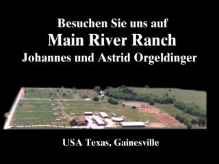 MAIN RIVER, Oakland / Texas USA